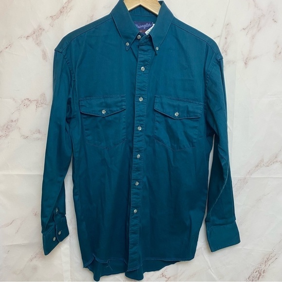 Wrangler Other - Wrangler Western Cotton Button-Down Shirt - K23